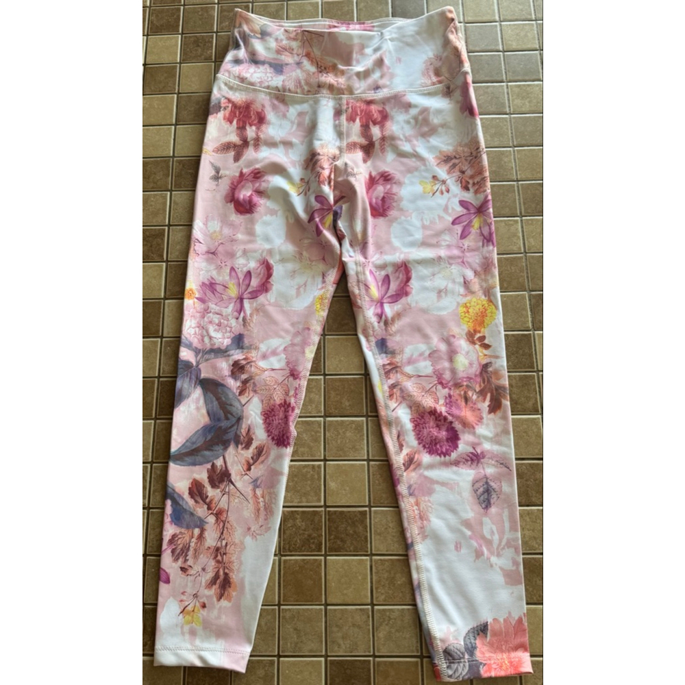 Women's Apana Floral Leggings Pink/White Size S
